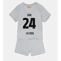 Dres Barcelona Eric Garcia #24 Rezervni za djecu 2022-23 Kratak Rukav (+ kratke hlače)